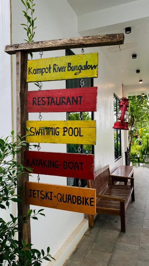 Kampot River Bungalow By Mama Hotel ภายนอก รูปภาพ