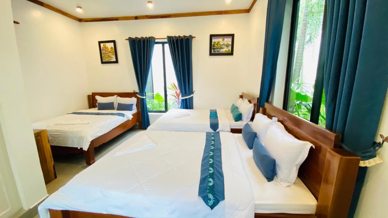 Kampot River Bungalow By Mama Hotel ภายนอก รูปภาพ